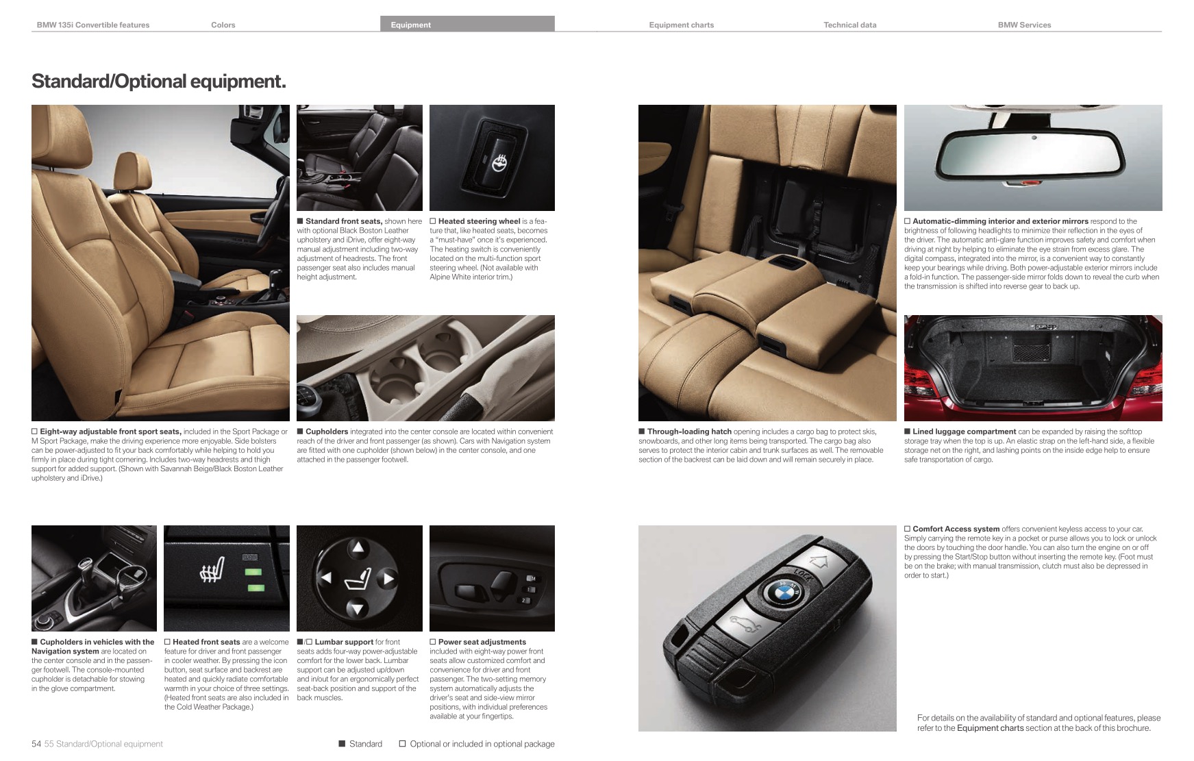 2012 BMW 1-Series Convertible Brochure Page 30